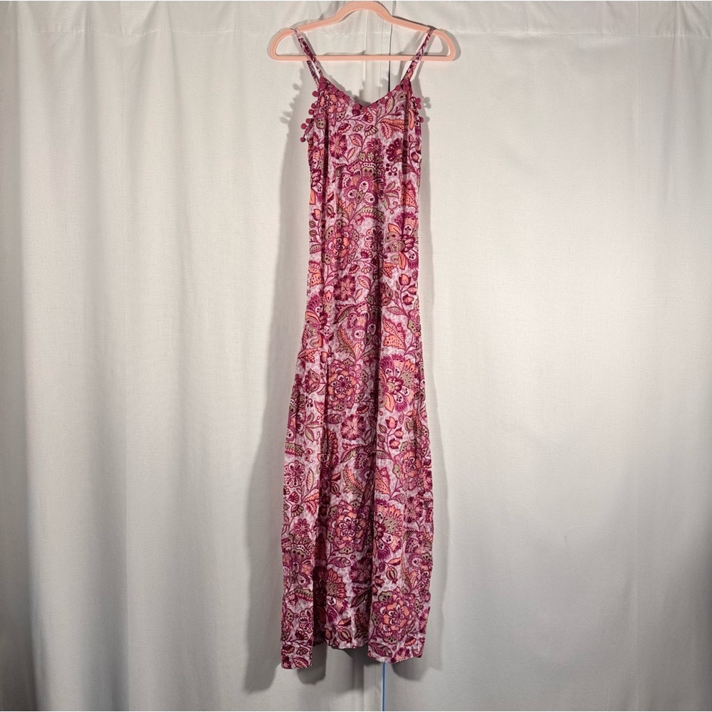 Debbie Katz South Beach Pink Floral Maxi Dress